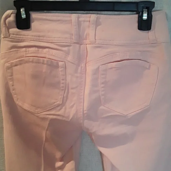 ❤DONATED❤ Pink Skinny Jeans Size 3 - Picture 4 of 7